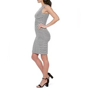FLATTERING Bold Elements xxl bodycon knee length dress.